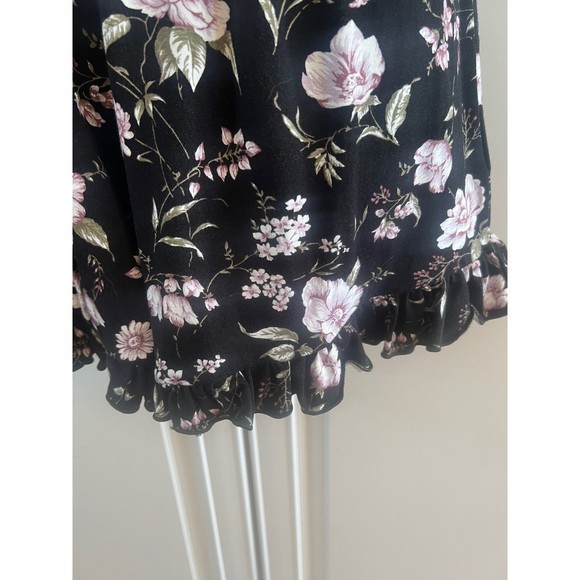 American Eagle Soft & Sexy Romper Floral Ruffle Sleeveless Size Small NWT‎ - Picture 4 of 8